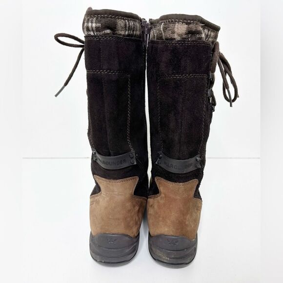 Allrounder by Mephisto Waterproof Hiking Boots Tall Leather Plaid Size 8 - Picture 4 of 12